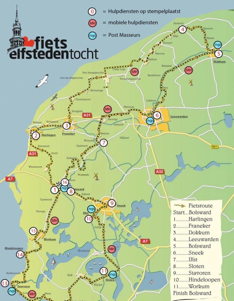 GEZOCHT 1 kaart elfsteden fietstocht 2026 :), Eén persoon