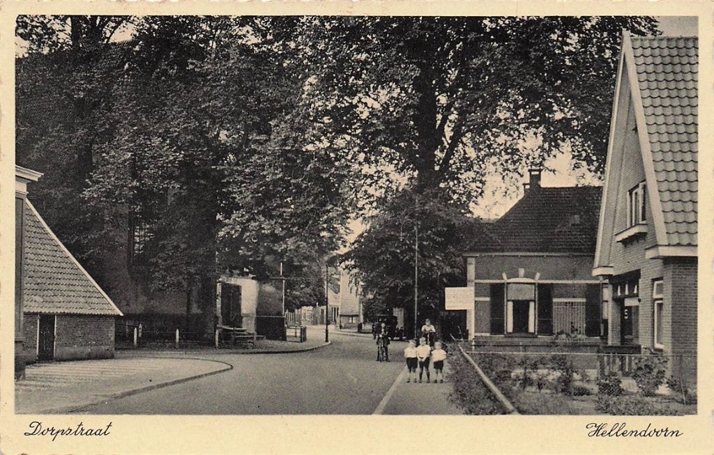 702-378-047 Dorpstraat Hellendoorn, Verzenden, Voor 1920, Overijssel