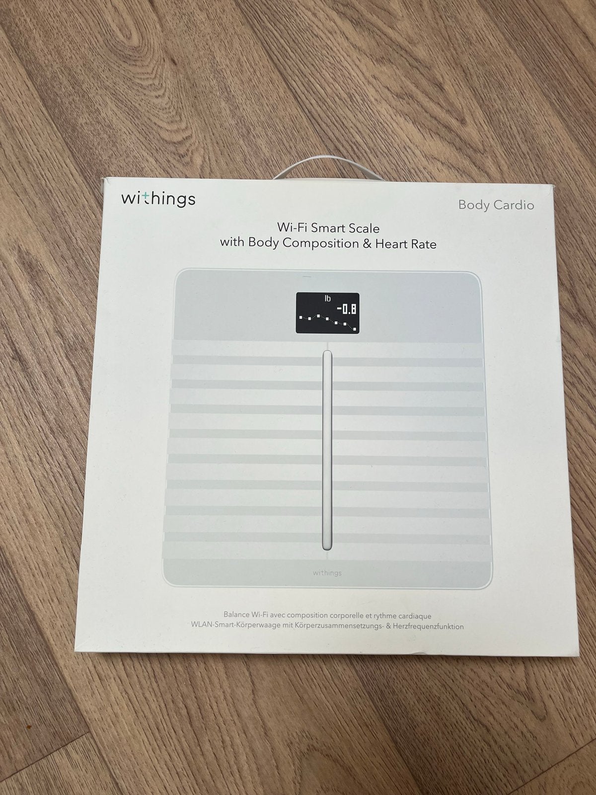Withings Body Cardio Wi-Fi Smart Scale - Zo goed als nieuw, Ophalen of Verzenden, Zo goed als nieuw, Personenweegschaal, Digitaal