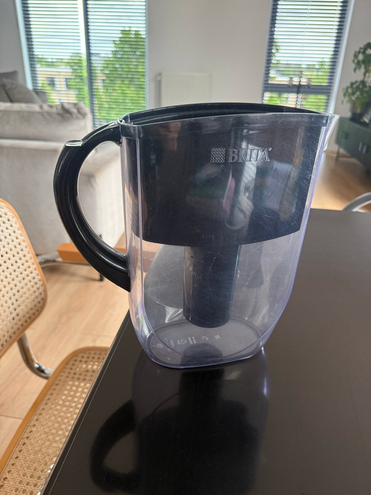 Brita waterfilterkan - Zwart, Ophalen, Gebruikt