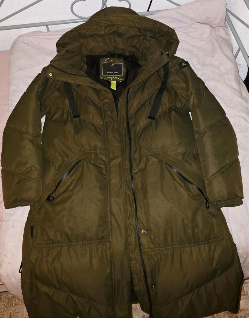 Dames Parka Winterjas Amisu, Ophalen of Verzenden, Zo goed als nieuw, Maat 38/40 (M), Zwart