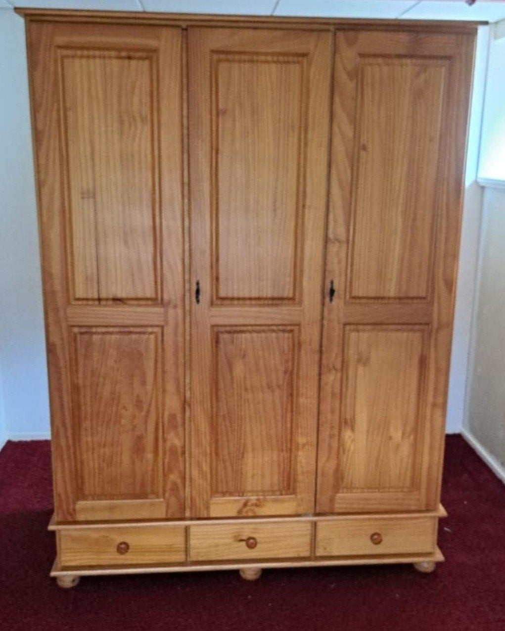Prachtige Grote Demontabele grenen kledingkast/kast, Huis en Inrichting, Kasten | Kledingkasten, Ophalen of Verzenden, 50 tot 75 cm