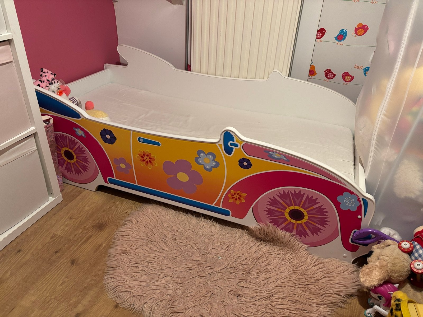 Gratis Kinder Auto Bedje, Ophalen, Gebruikt, 70 tot 85 cm, Matras