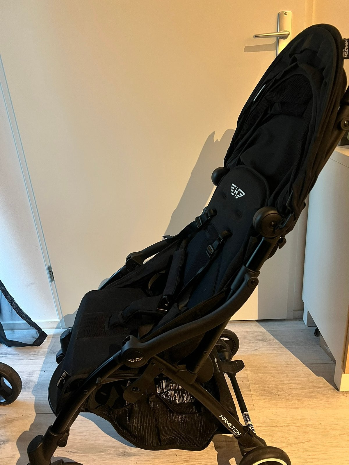 Hamilton buggy - zwart - doos - zo goed als nieuw, Ophalen, Zo goed als nieuw, Overige merken, Verstelbare rugleuning