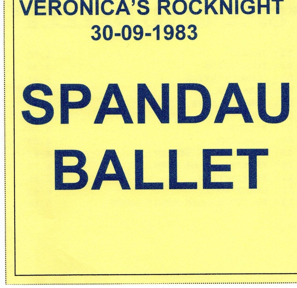 SPANDAU BALLET - VERONICA'S ROCKNIGHT 30-09-1983 (CD), Pop, Ophalen of Verzenden, Zo goed als nieuw, Live-album