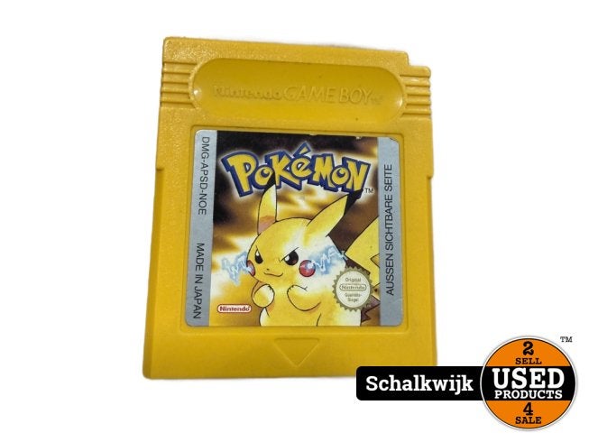 Pokemon Yellow (Duitstalig) Gameboy Classic Game, Nintendo, Zo goed als nieuw, Support@nintendo.com, 11-1 Hokotate-cho, Kamitoba, Minami-ku
Kyoto 601-8501
Japan