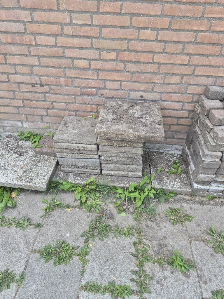 tuintegels en klinkers, Tuin en Terras, Tegels en Klinkers, Ophalen, Overige materialen, Gebruikt, Klinkers