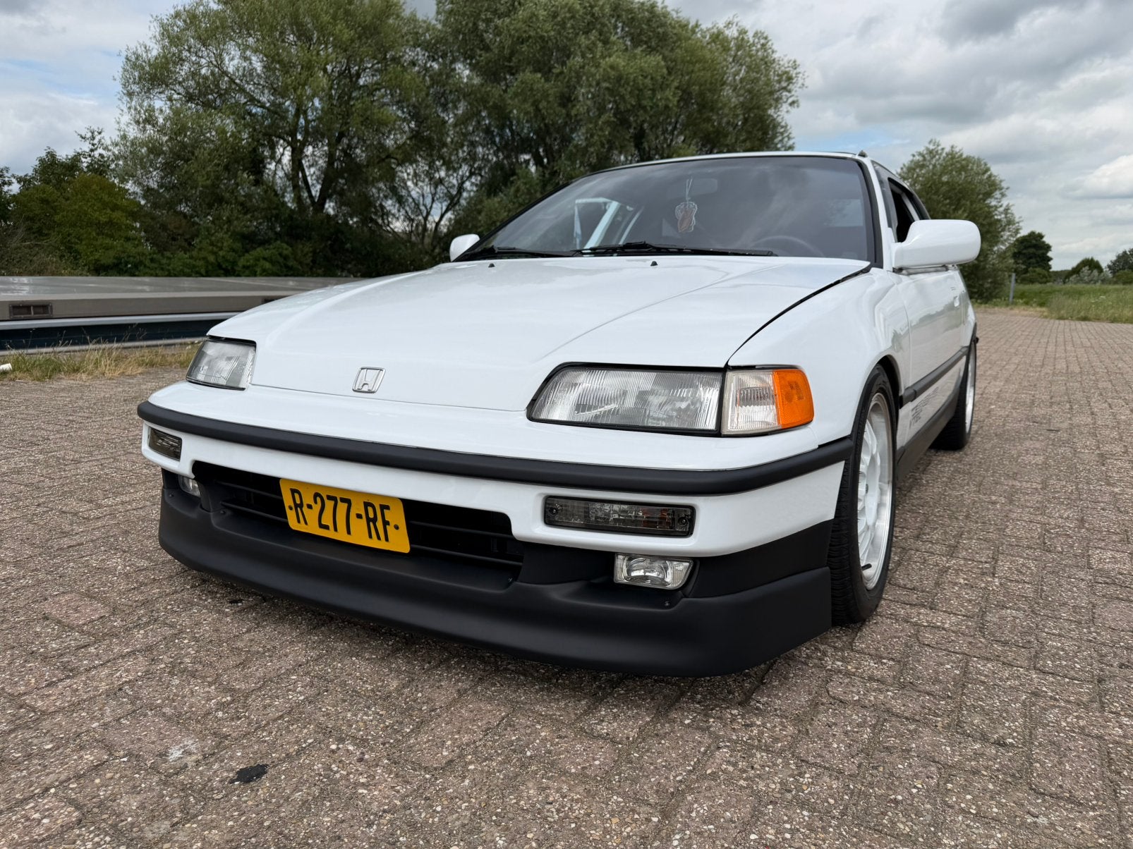 Honda CRX USDM VTEC 1991 Wit, Auto's, Voorwielaandrijving, Stof, 4 cilinders, 150 pk
