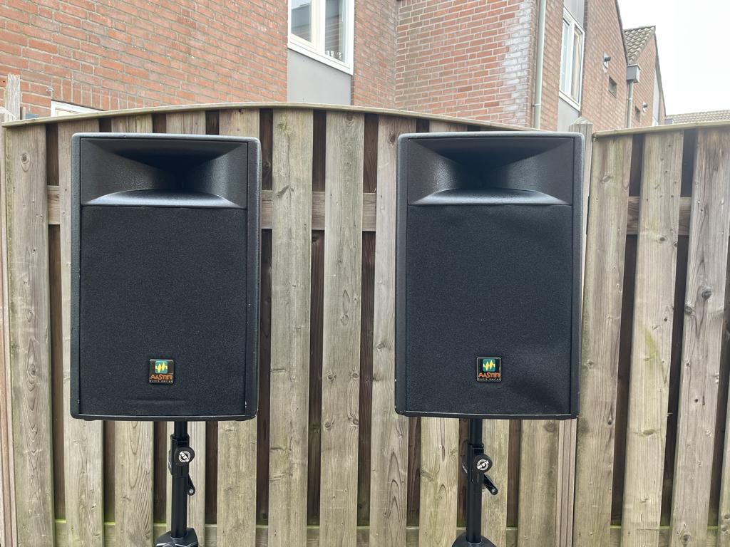 Master Audio PS-15 Speakers, Audio, Tv en Foto, Luidsprekers, Gebruikt, 120 watt of meer, Front, Rear of Stereo speakers, Ophalen