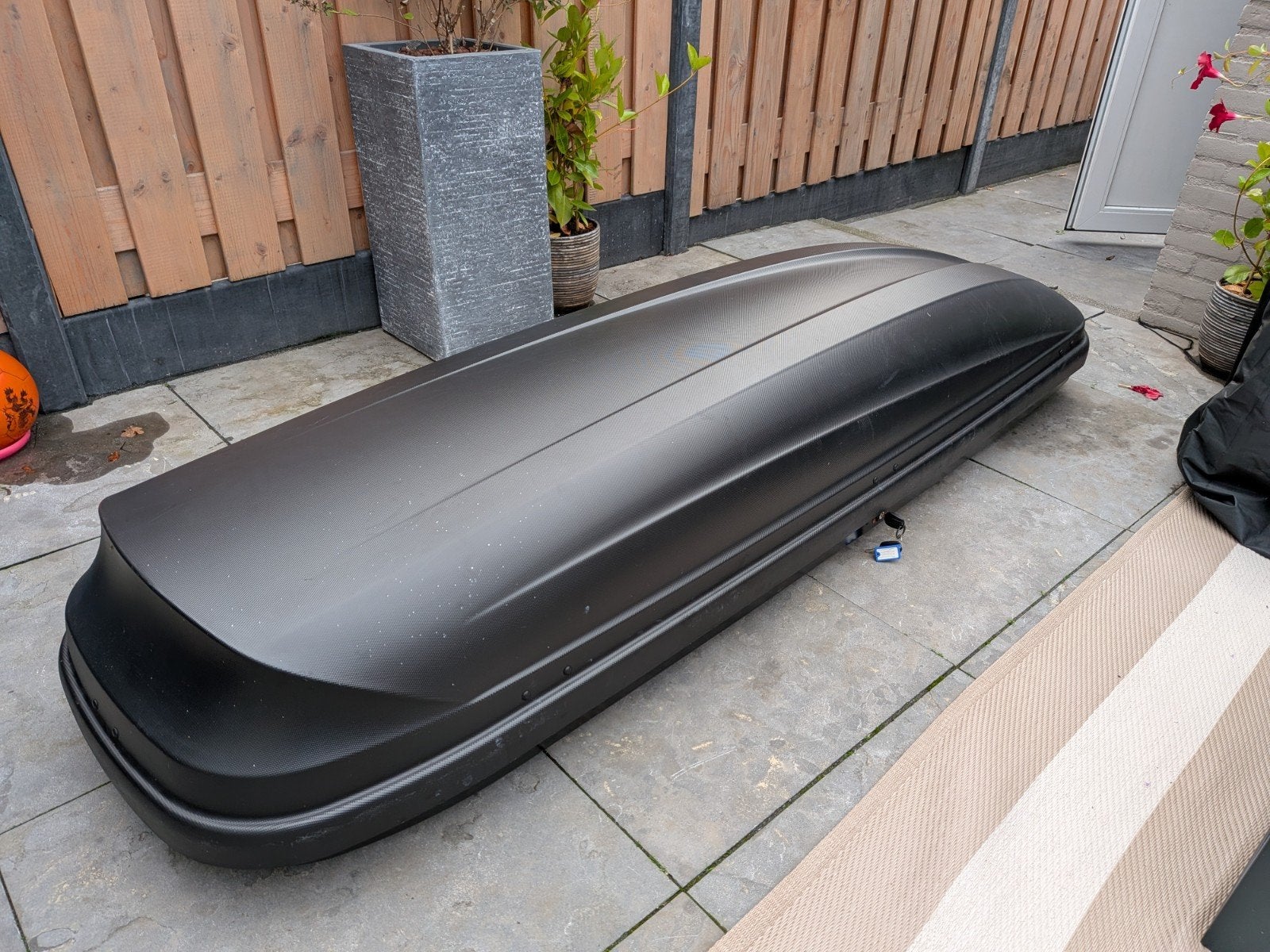Thule Pacific 700 dakkoffer 2 kanten te openen - 420 liter, Auto diversen, Ophalen, Gebruikt