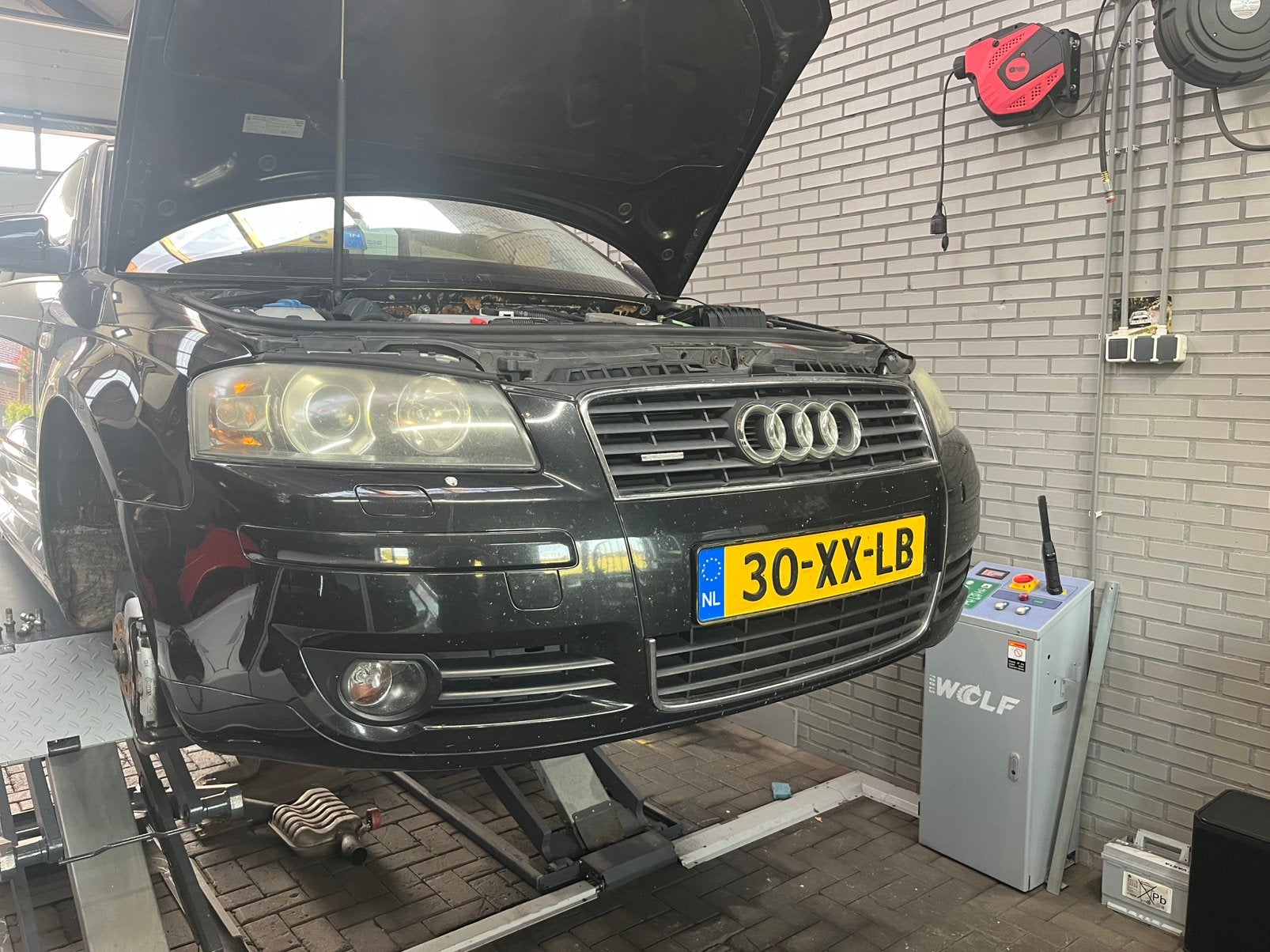 Voorbumper Audi A3 8P 3.2 V6, Ophalen, Gebruikt, Voor, Audi
