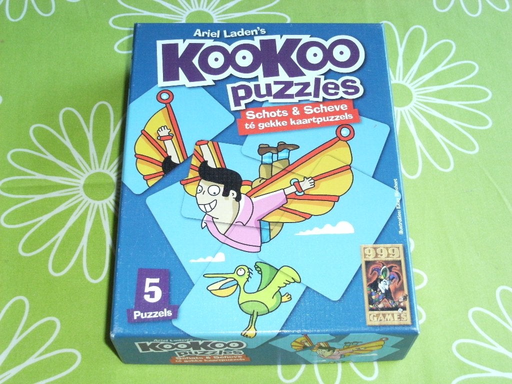 KooKoo puzzel - Knotsgekke puzzels voor het hele gezin!, Ophalen of Verzenden, 10 tot 50 stukjes, Zo goed als nieuw, 6 jaar of ouder