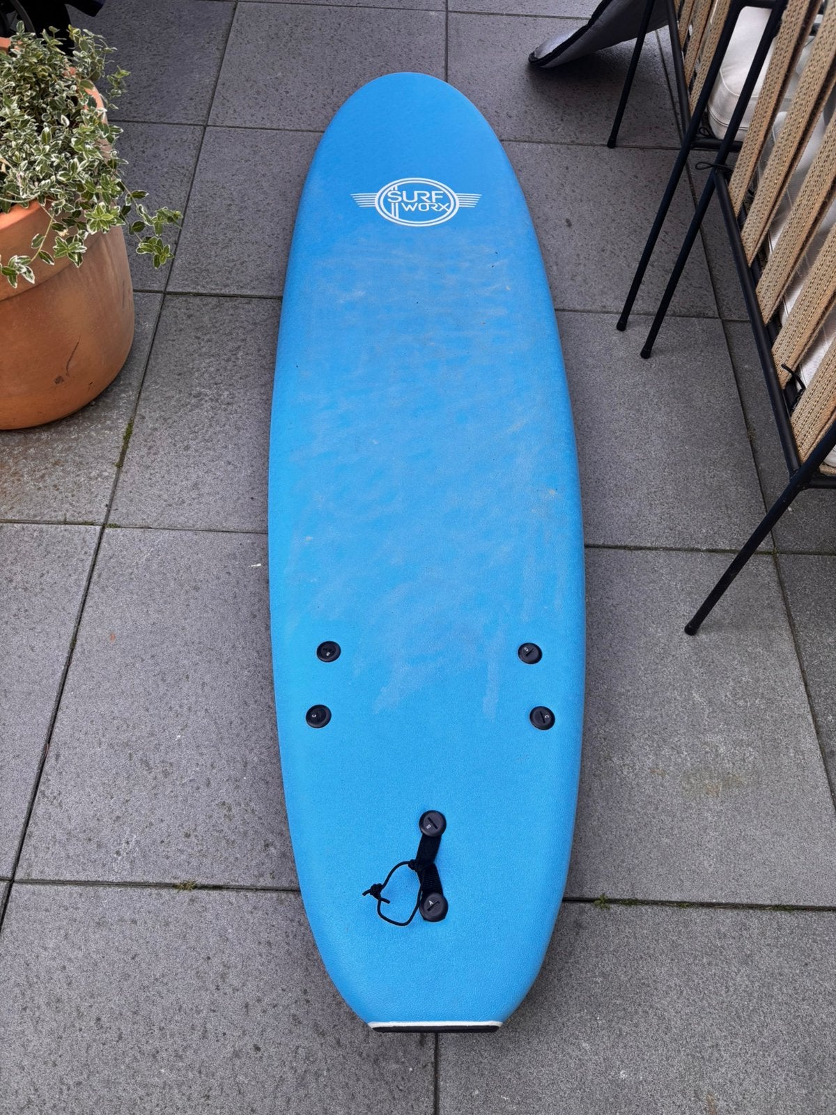 Surfworx base mini malibu softtop 7’6, Ophalen, Zo goed als nieuw