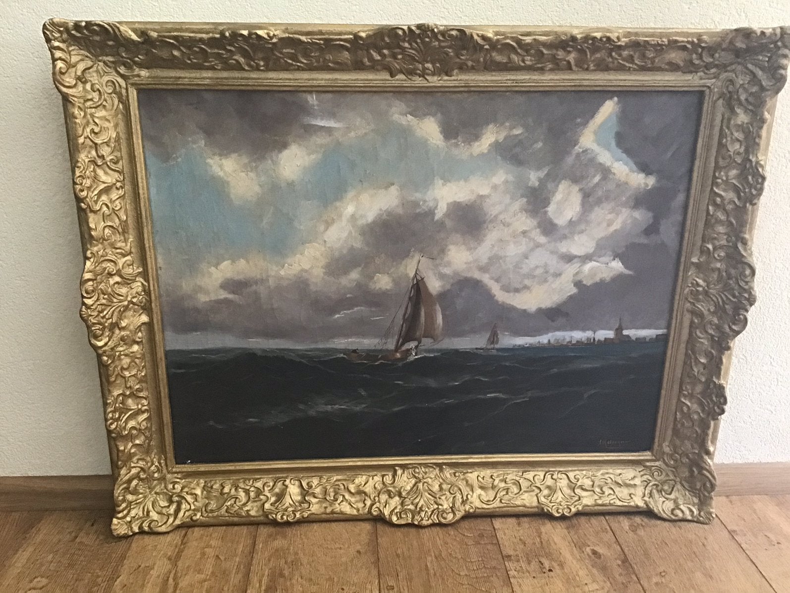 Schilderij Jan Kelderman., Antiek en Kunst, Ophalen of Verzenden