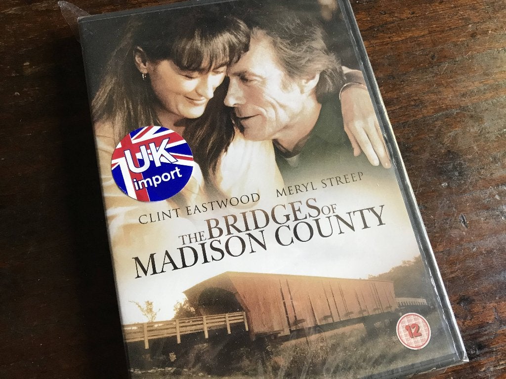 THE BRIDGES OF MADISON COUNTY (Clint Eastwood) UK DVD Nieuw, Engels, Inclusief doosje, Arabisch, Nieuw in verpakking