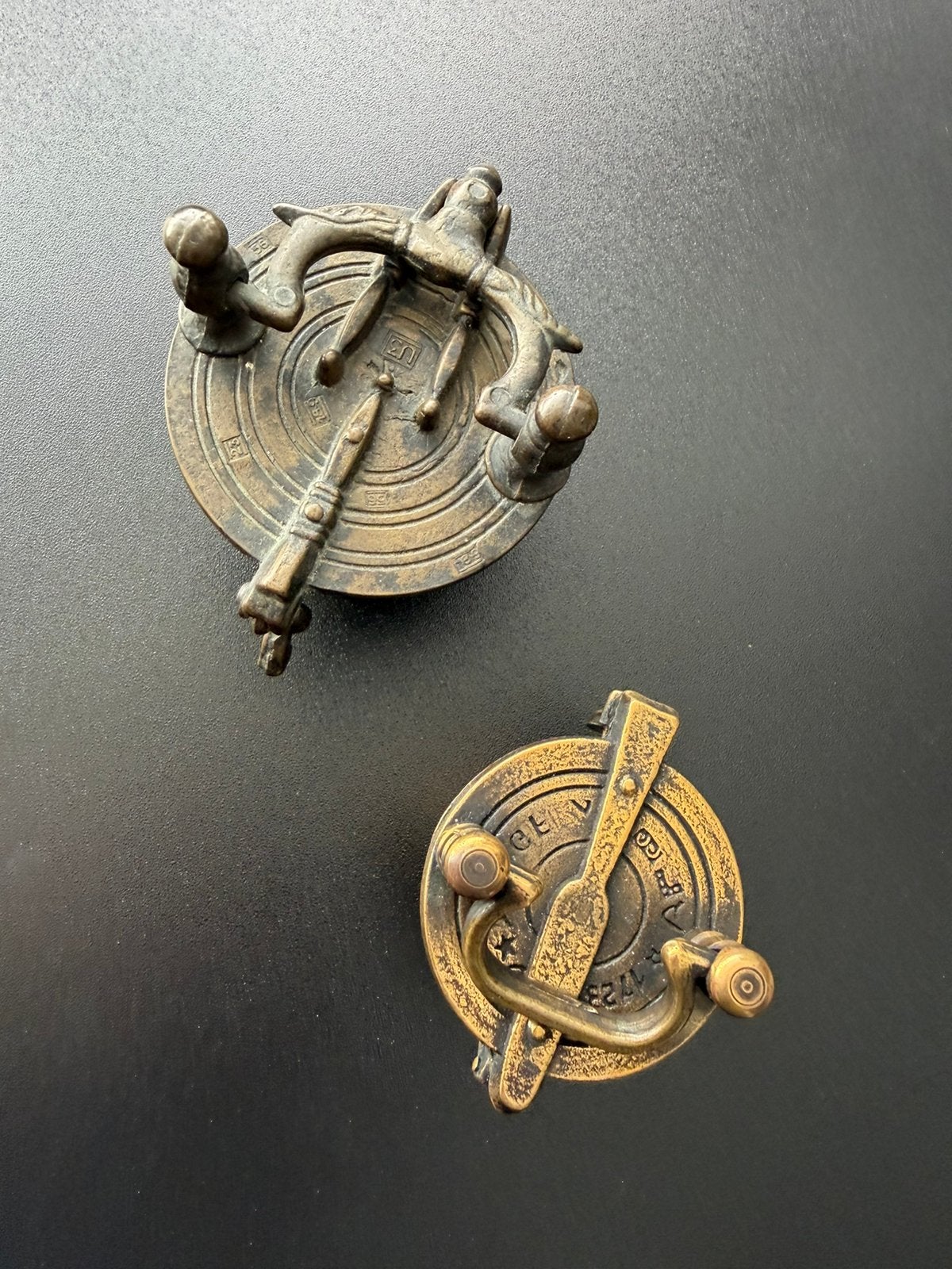 2 x sluitgewicht / apothekers gewicht, Ophalen of Verzenden, Brons