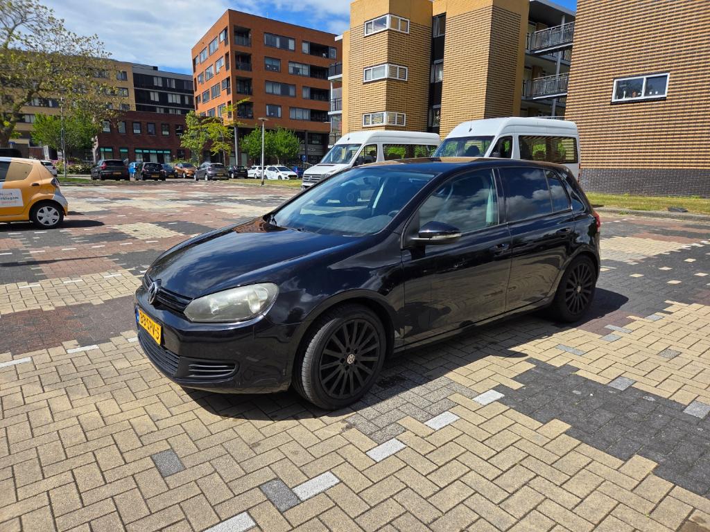 Volkswagen Golf 1.4 16V 59KW 5D 2009 Zwart, Voorwielaandrijving, Euro 5, Stof, Zwart