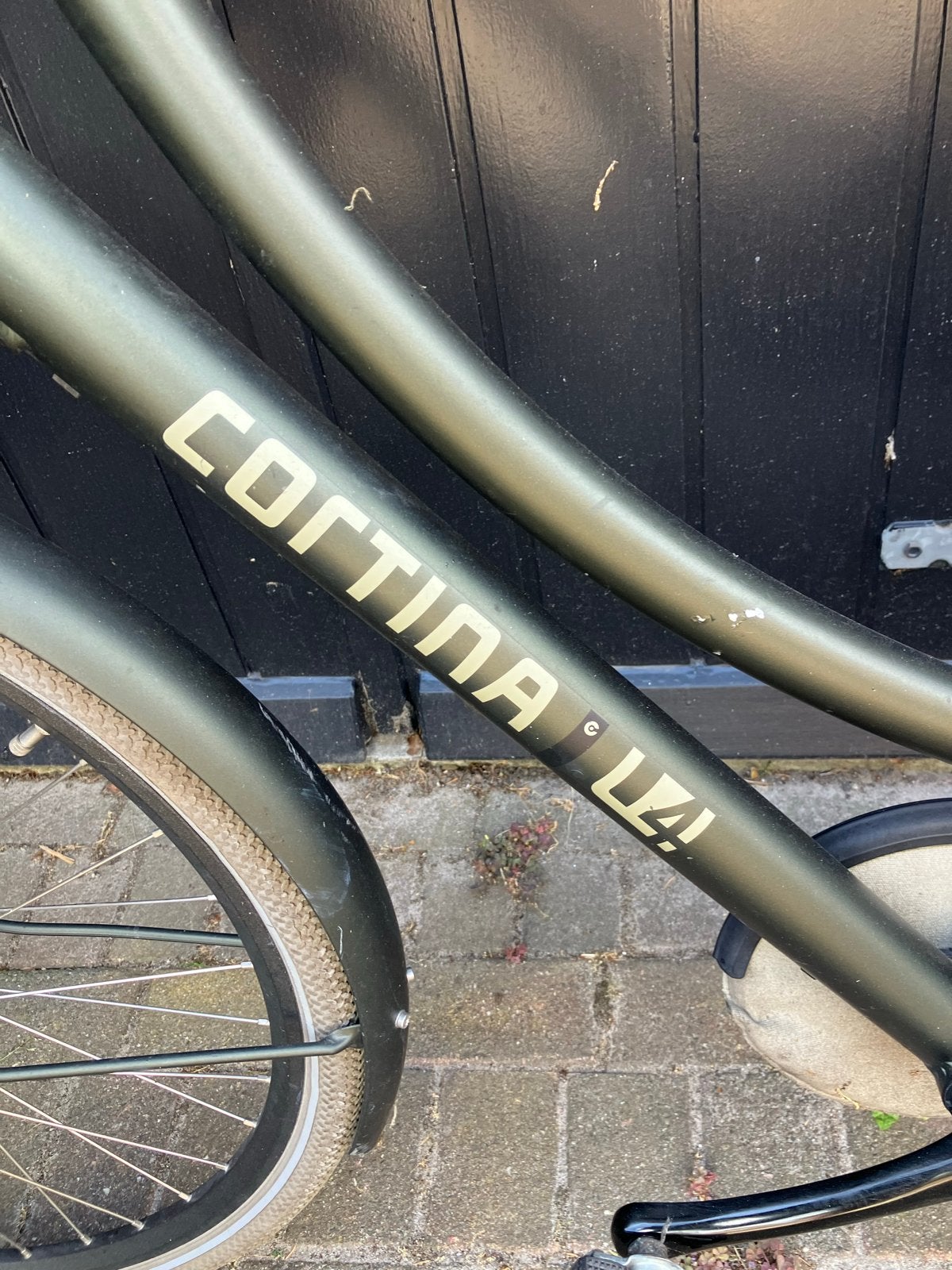 Cortina U4 Transportfiets - Groen -, Fietsen en Brommers, Terugtraprem, (Extra) lage instap, Zo goed als nieuw, 50 tot 53 cm