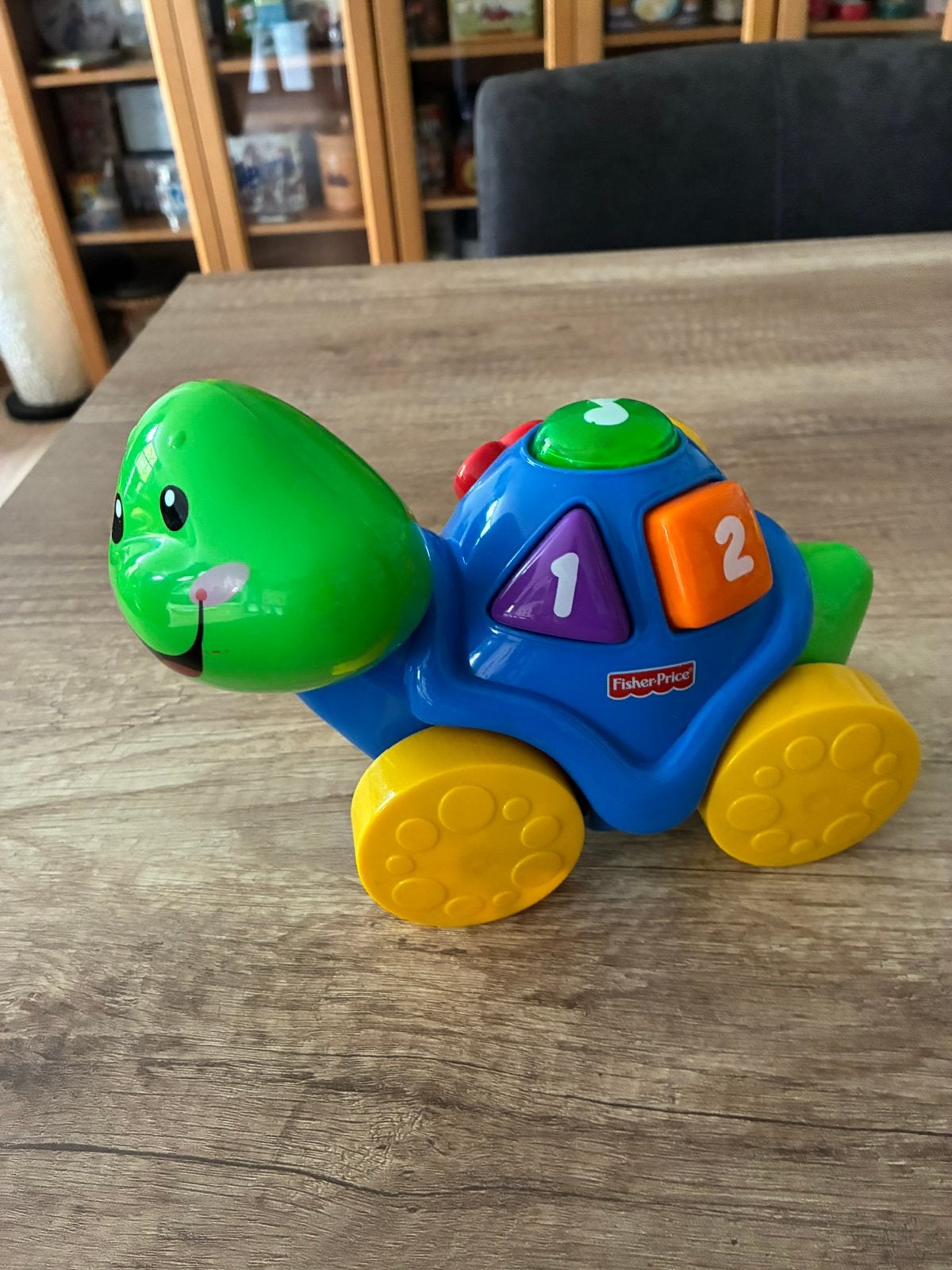 Schildpad, Ophalen of Verzenden, Zo goed als nieuw, Duw- of Trekspeelgoed, Met geluid