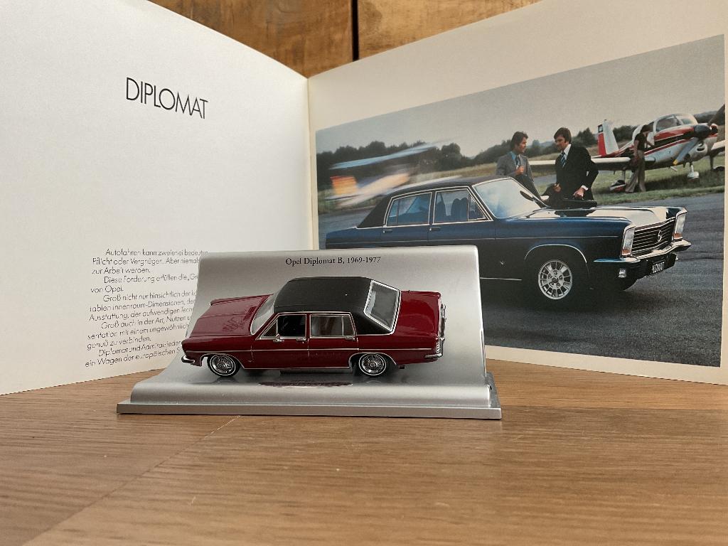 1/43 Opel Diplomat B 1969-1977, Hobby en Vrije tijd, Ophalen of Verzenden, Nieuw, Auto, Overige merken
