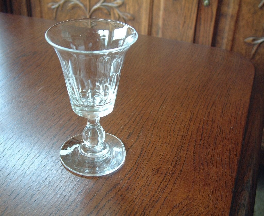 1 gaaf antiek trompet glas 19de eeuw nr 6, Ophalen of Verzenden