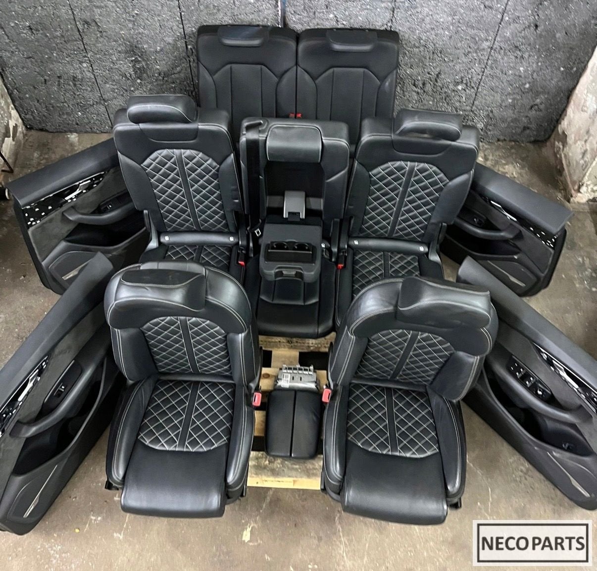 AUDI Q7 SQ7 BENTELY S-LINE INTERIEUR SET STOELEN COMPLEET, Gebruikt, -, -, -
