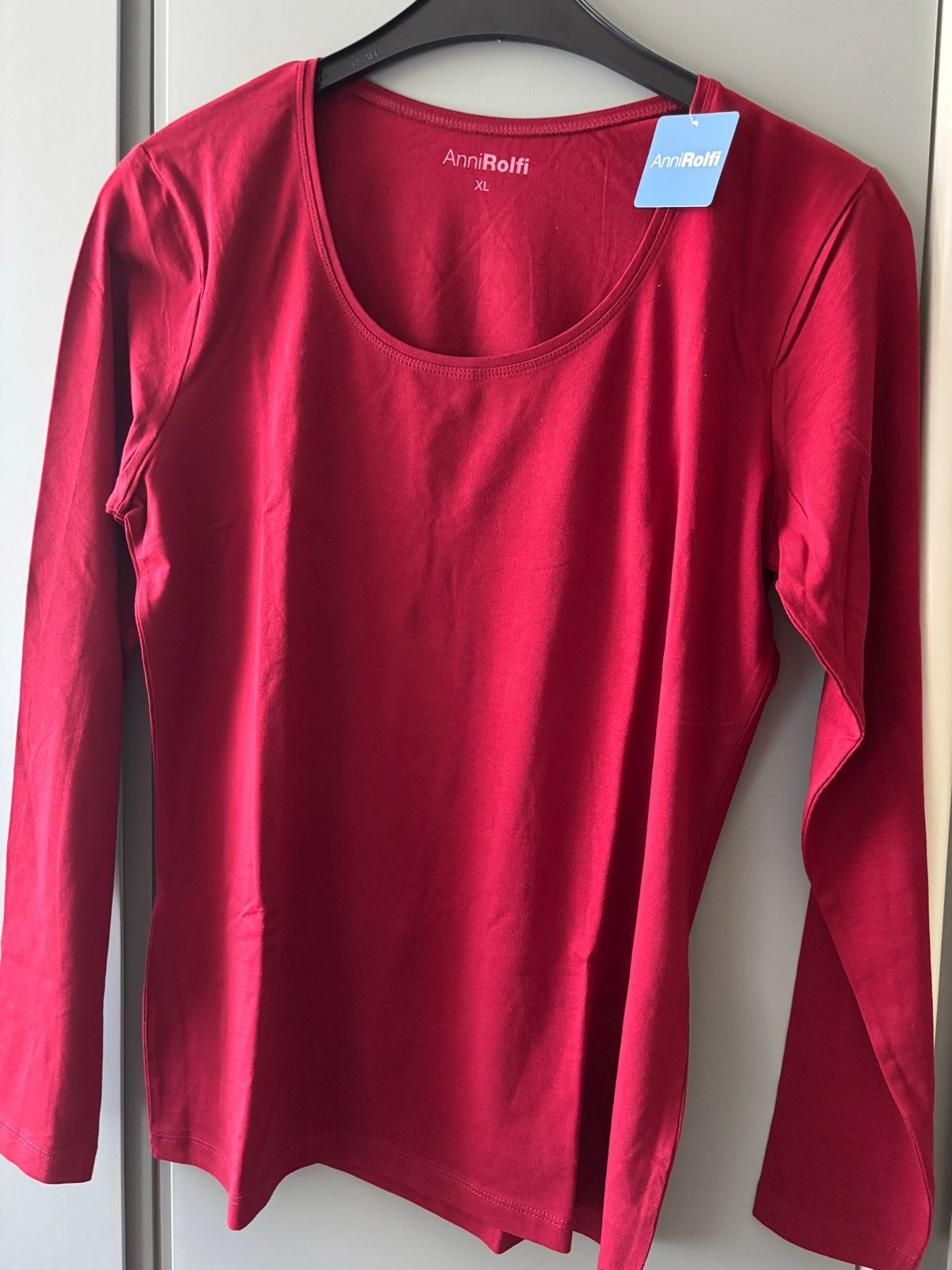 Nieuw Anni Rolfi Longsleeve Bordeaux Maat XL, Kleding | Dames, Maat 46/48 (XL) of groter, Nieuw, Ophalen of Verzenden, Lange mouw