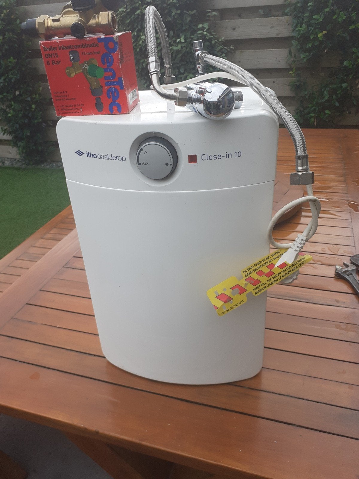 ITHO Daalderop 10 liter keuken close in boiler, Doe-het-zelf en Verbouw, Geisers en Boilers, Minder dan 20 liter, Ophalen of Verzenden