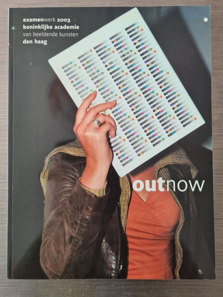 OUT NOW- examenwerk 2003 academie kunsten Den Haag, Ophalen of Verzenden, Zo goed als nieuw