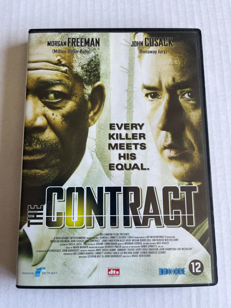 The Contract DVD met Morgan Freeman en John Cusack, Vanaf 12 jaar, Ophalen of Verzenden, Gebruikt, Actiethriller