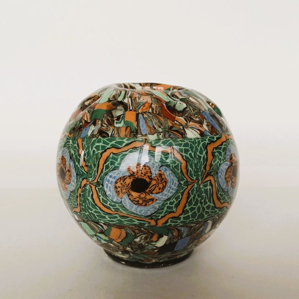 Vaas Bloemensteker Gerbino Vallauris, Antiek en Kunst, Ophalen of Verzenden
