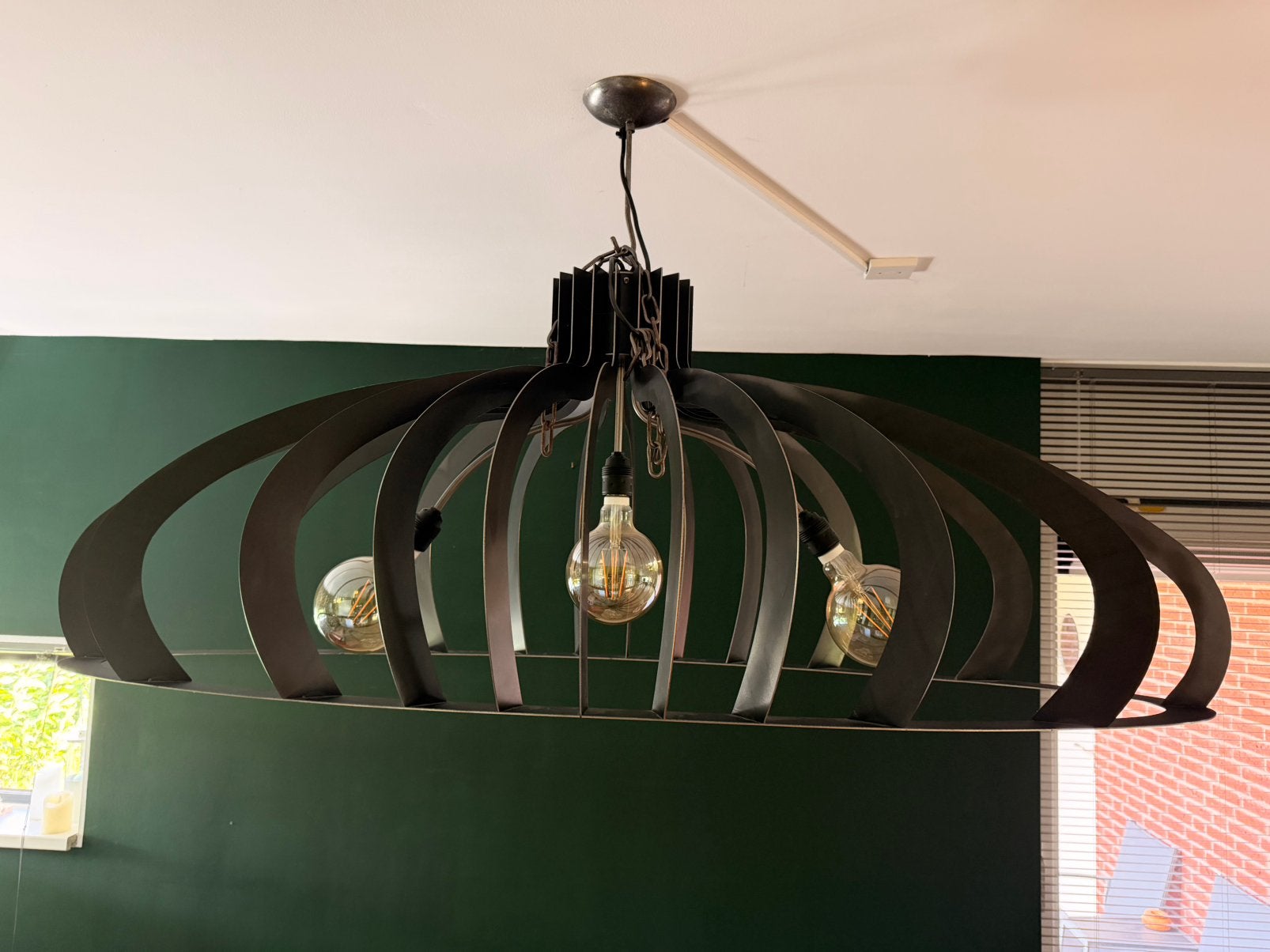 Ztahl hanglamp Catania, Ophalen, Zo goed als nieuw