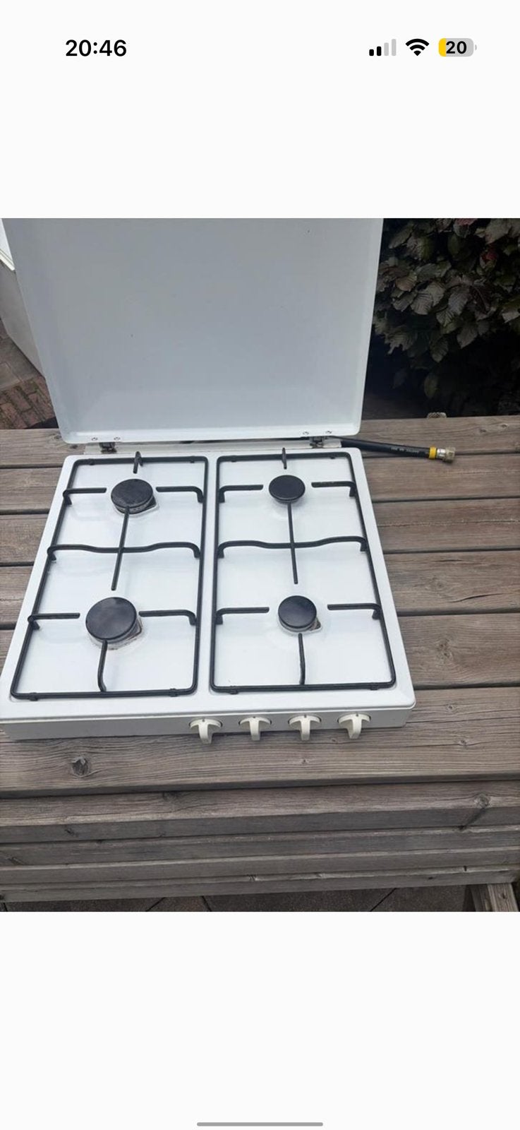Gas kookplaat in goede staat, Gebruikt, Gas, Vrijstaand, 4 kookzones