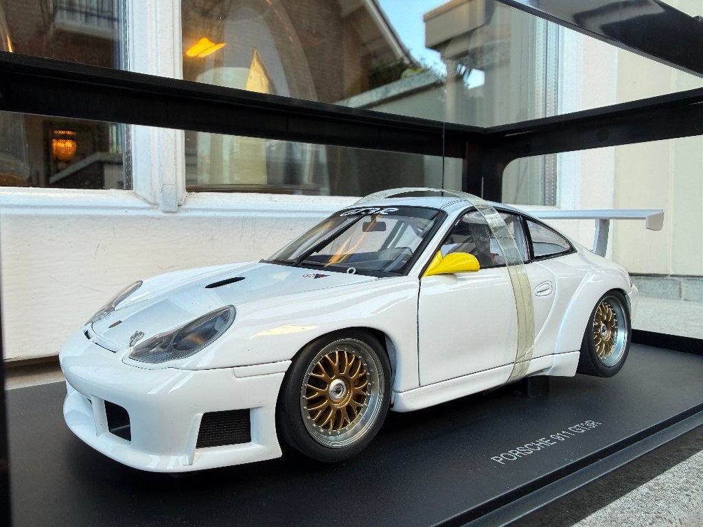 1:18 Porsche 911 996 GT3R wit Upgraded Version Autoart 77822, Hobby en Vrije tijd, Modelauto's | 1:18, Auto, Autoart, Nieuw, Ophalen of Verzenden