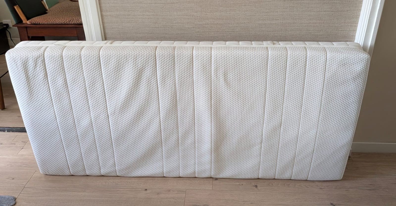 Ikea Akrehamn stevige foam matras 90200, Ophalen, 90 cm, Eenpersoons, Zo goed als nieuw