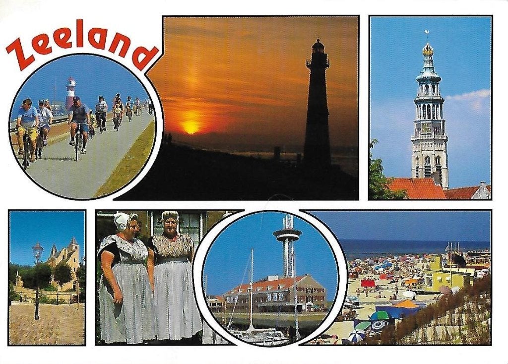 Zeeland gelopen ansichtkaart (a151), Ophalen of Verzenden, 1980 tot heden, Gelopen, Zeeland