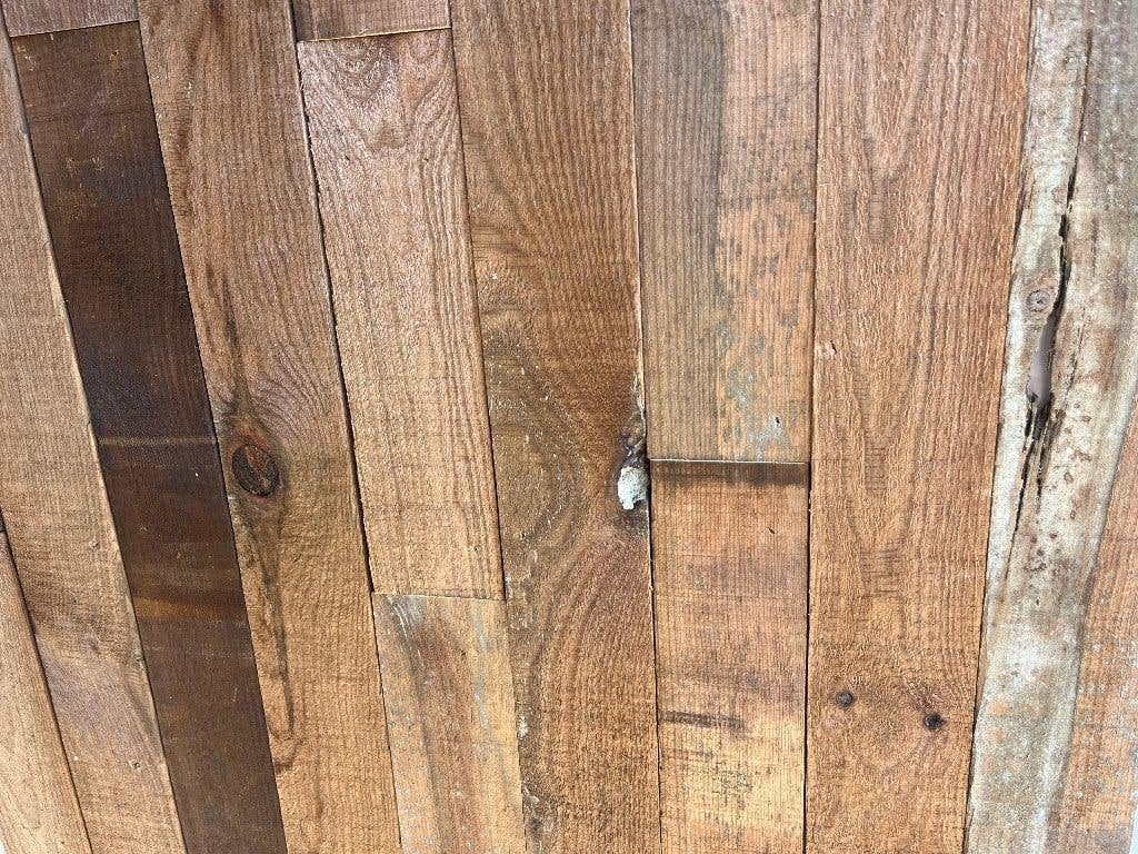 Grenen wandafwerking ( Barnwood ) zeer geleefd 10x80 , 2m, Ophalen of Verzenden, Overige typen, 75 m² of meer