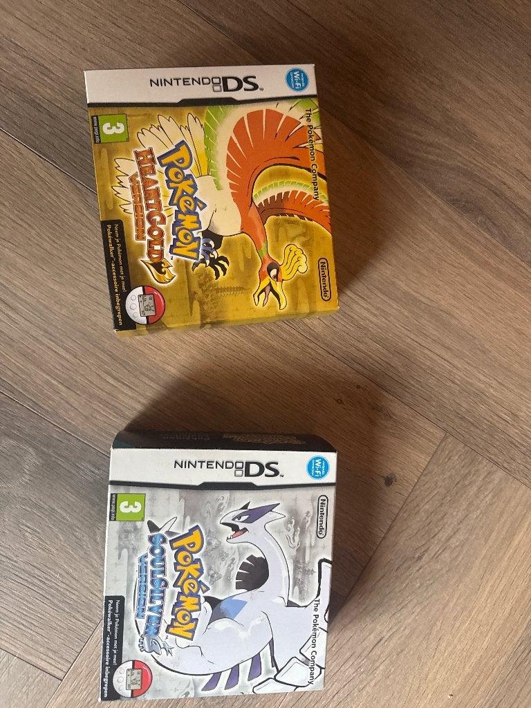 Pokemon heart gold en pokemon soulsilver incl. Pokewalkers, Spelcomputers en Games, Spelcomputers | Nintendo DS, Ophalen, Zo goed als nieuw