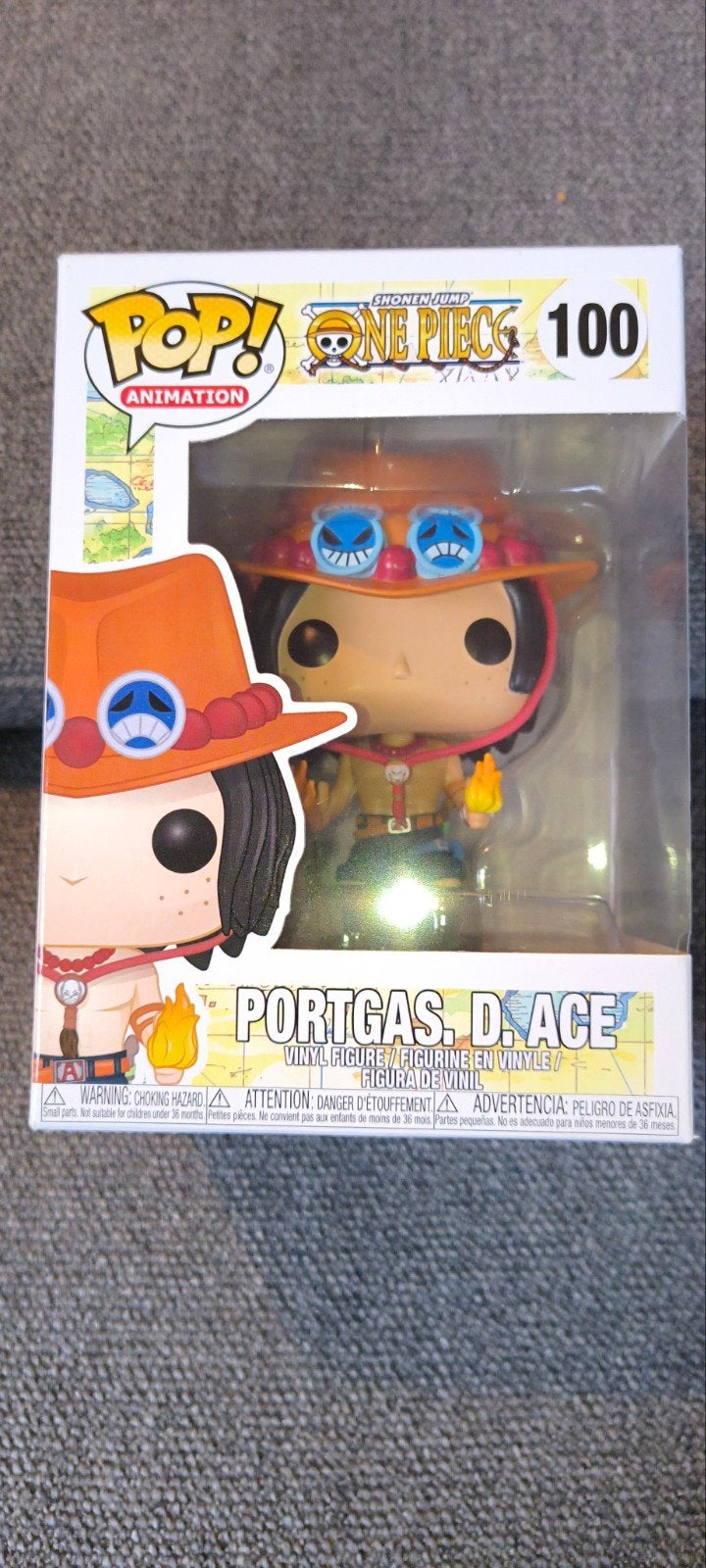 Funko Pop! Animation One Piece Portgas D. Ace #100, Ophalen of Verzenden, Nieuw