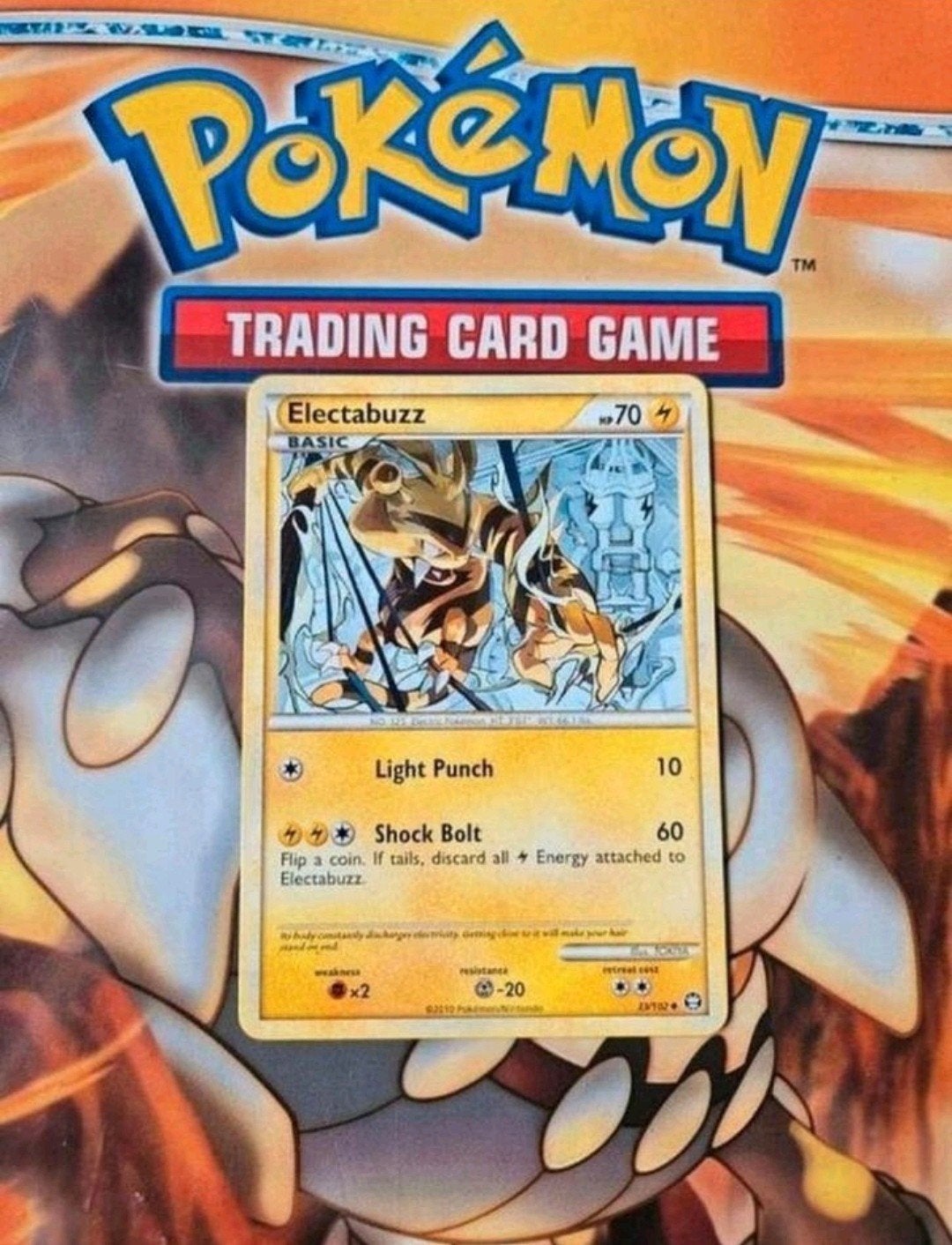 Electabuzz 33/102 HGSS Triumphant set pokemon kaart nm, Ophalen of Verzenden, Zo goed als nieuw, Losse kaart