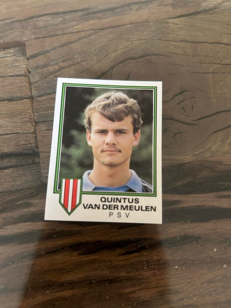 Voetbalplaatje Quintus van der Meulen PSV Panini 1981, Ophalen of Verzenden, Zo goed als nieuw, Sticker