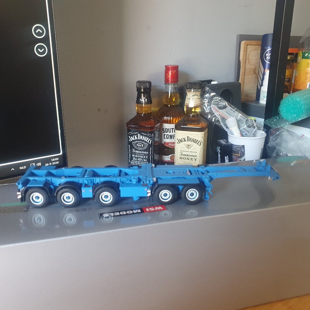 wsi blauwe breaker chassis voor 60 euro, Hobby en Vrije tijd, Modelauto's | 1:50, Verzenden, Nieuw, Bus of Vrachtwagen, Wsi