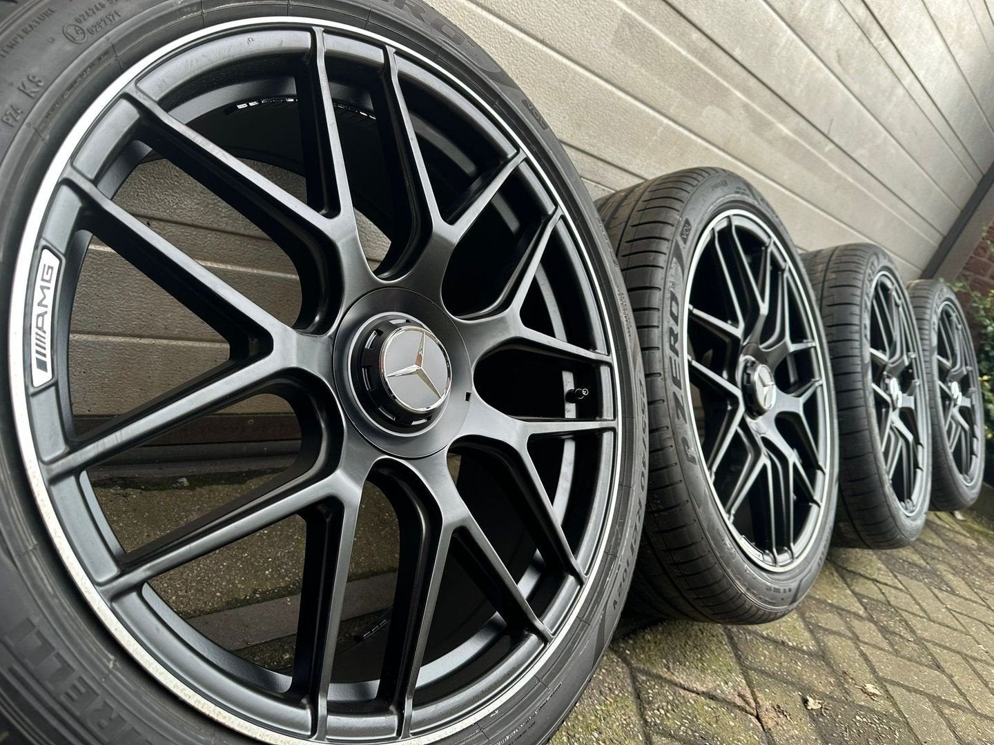 21 inc Mercedes AMG GLC C253 X253 C254 X254 GLC 43 63 velgen, 255 mm, -, -, Banden en Velgen