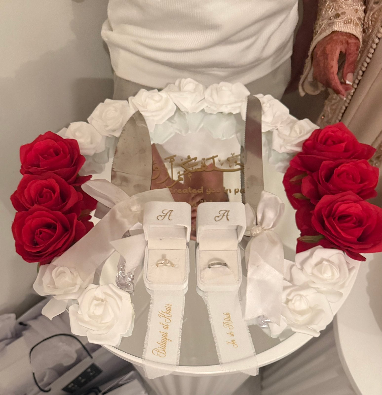 Luxe verlovingsspiegel, Ophalen of Verzenden, Nieuw, Accessoires