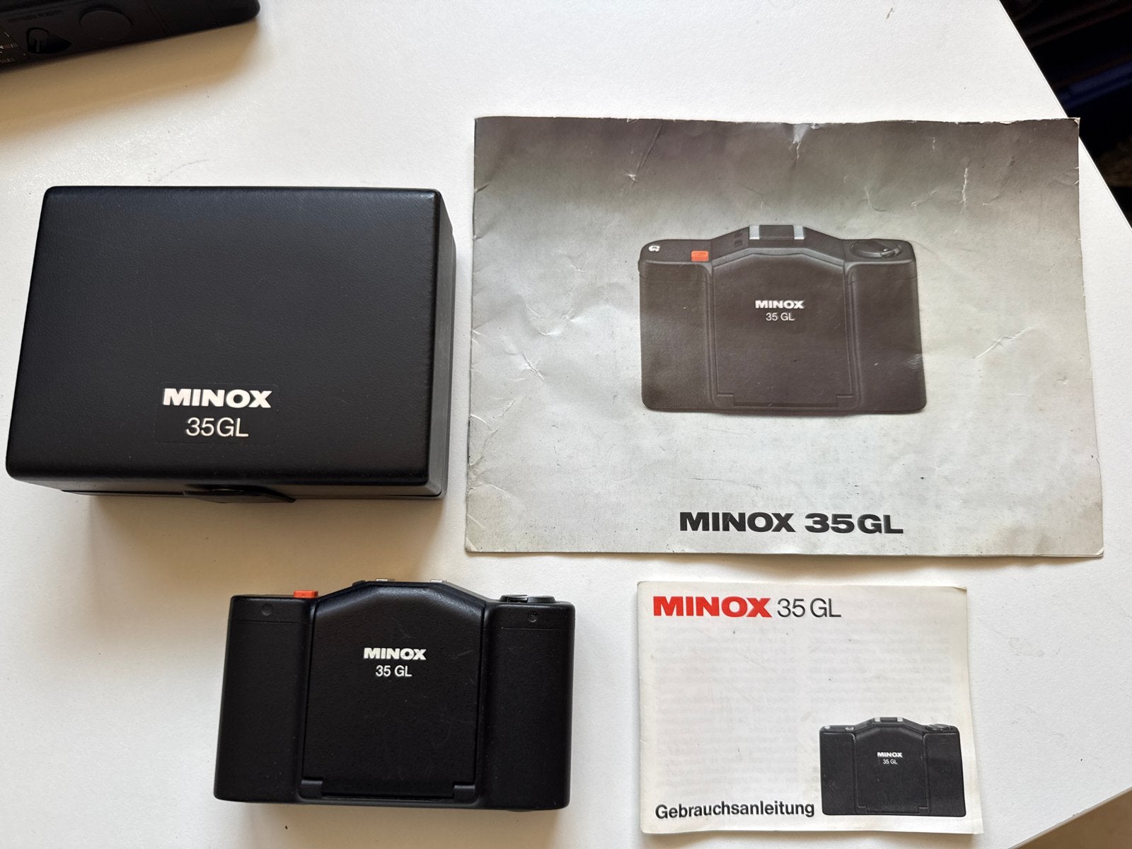 Minox 35 GL Compact Camera met handleiding en doos, Audio, Tv en Foto, Fotocamera's Analoog, Ophalen of Verzenden, Gebruikt, Compact