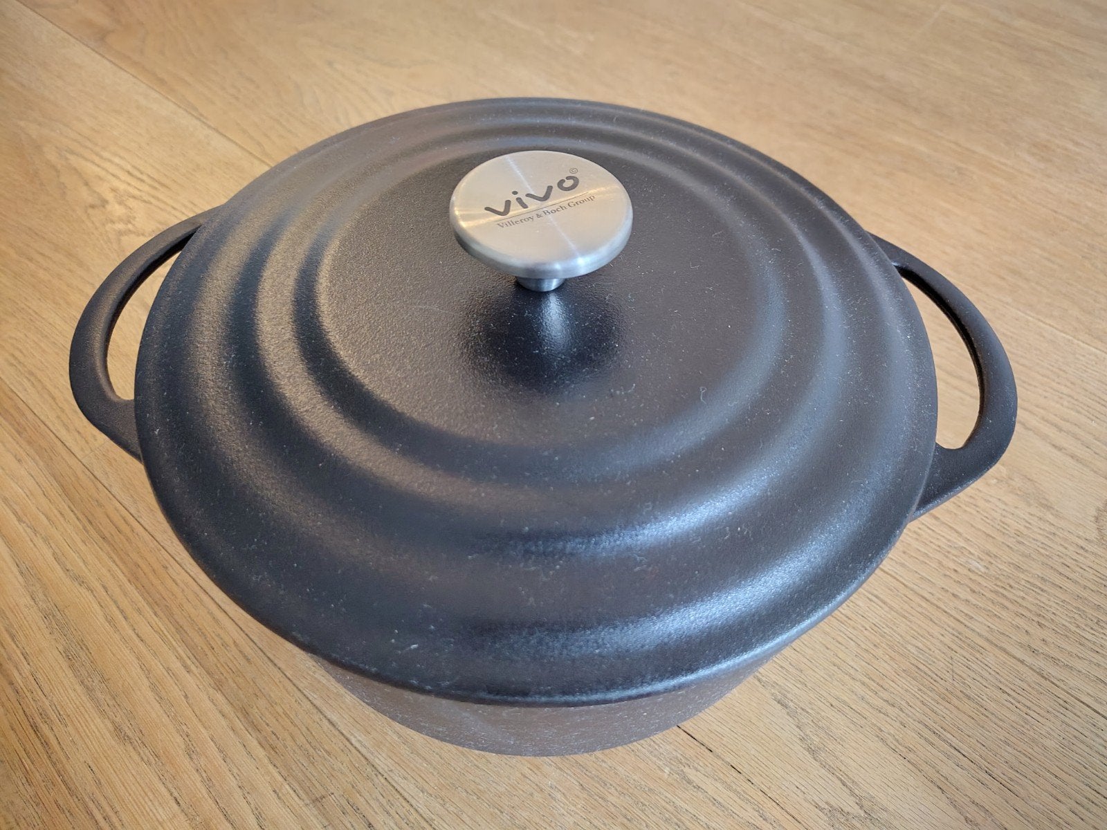 Vivo Villeroy & Boch Gietijzeren Braadpan 4.2L, Huis en Inrichting, Geschikt voor inductie, Ophalen of Verzenden, Zo goed als nieuw