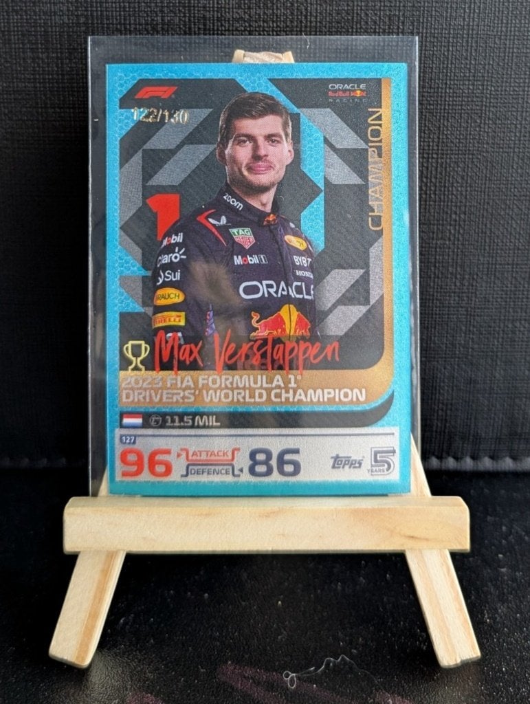 Topps tubro attax Max verstappen /130, Ophalen of Verzenden, Zo goed als nieuw, Plaatje
