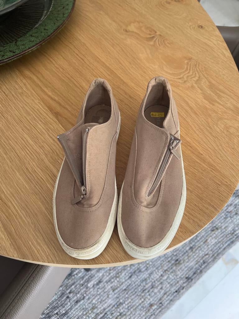 Marco Polo schoenen met rits, Ophalen of Verzenden, Gedragen, Beige, Overige typen