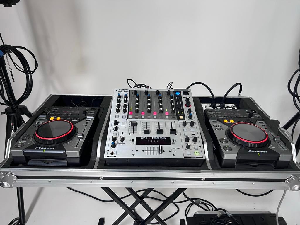 Pioneer CDJ 400 DJ set met Denon mengtafel Zo goed als nieuw, Muziek en Instrumenten, Ophalen, Zo goed als nieuw, Dj-set, Pioneer