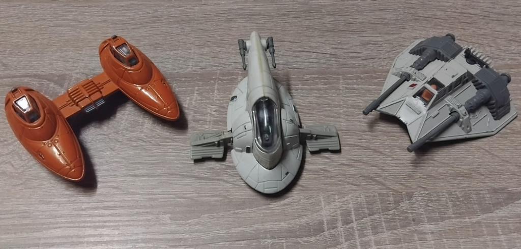 Diecast Snowspeeder, Slave 1 en Cloud Car. Kenner 1980., Verzamelen, Ophalen of Verzenden, Gebruikt, Gebruiksvoorwerp